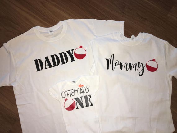 Shirt One. Family Shirts Fishing Theme 