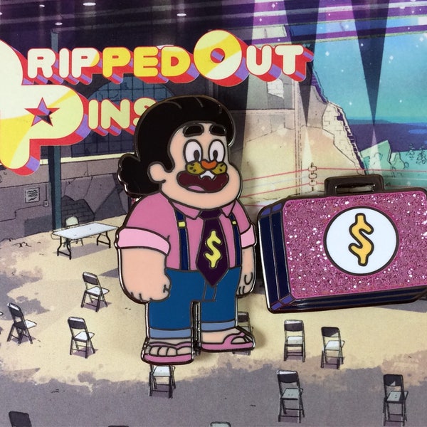 Steven Universe Tiger Millionaire Crystal Gems with Millionaire Briefcase combo Pearl Garnet Amethyst