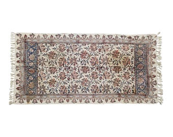 Blocco di legno antico Kalamkari stampato