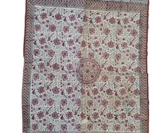 Antico ornamento da parete indiano Kalamkari