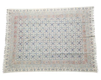 Blocco di legno antico Kalamkari stampato