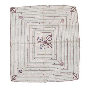 Antikes Vintage Kantha Baby gequiltet bestickt Kantha aus Westbengalen 1930er Jahre