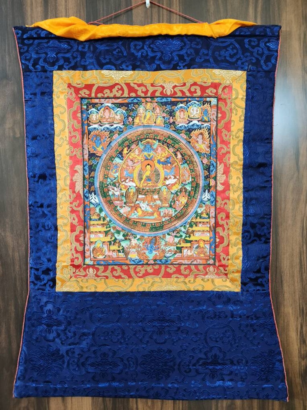 Tibetan Thangka Painting Thangka Variously Spelt as Thangka Tangka ...