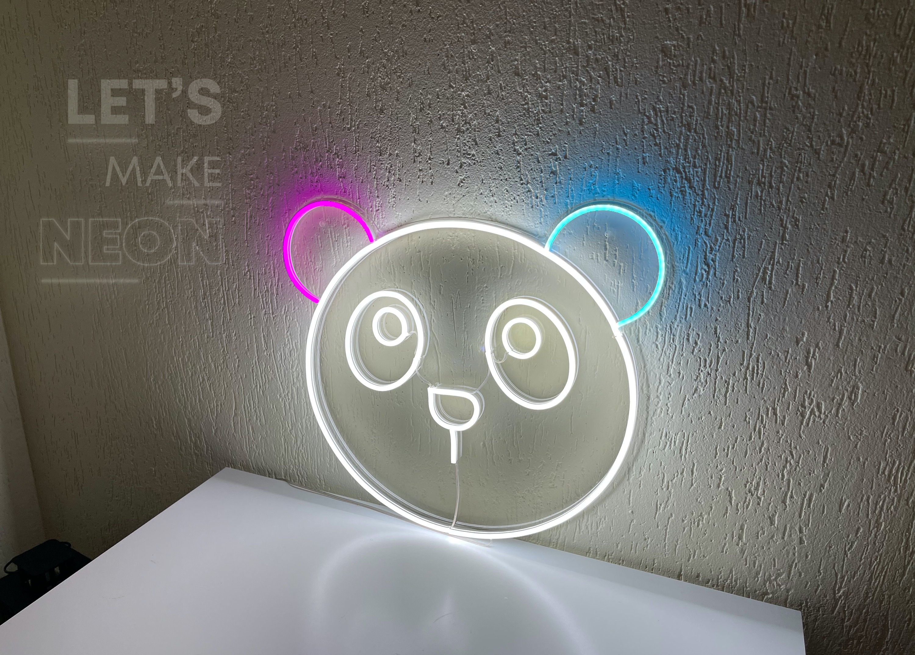 Panda Neon Light LED Sign Cute Neon Signs Lights for Wall - Etsy