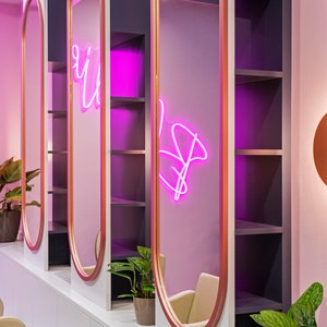 Blondie Neon Sign, Beauty Salon Neon Sign, Salon Business Logo Sign ...