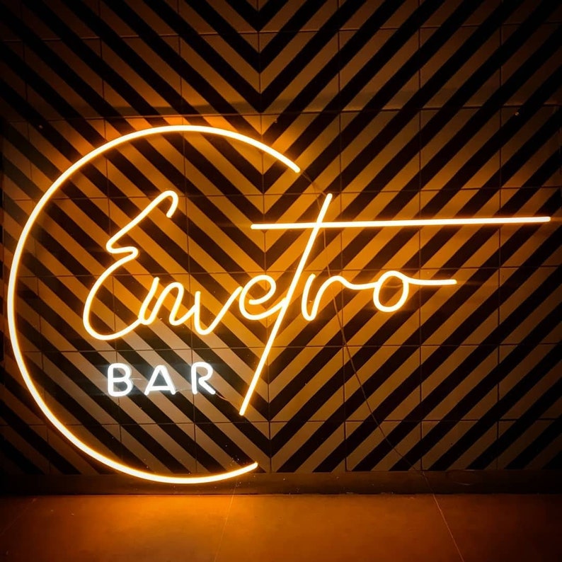 Your LOGO Neon Sign Custom Business Neon Sign Business Etsy