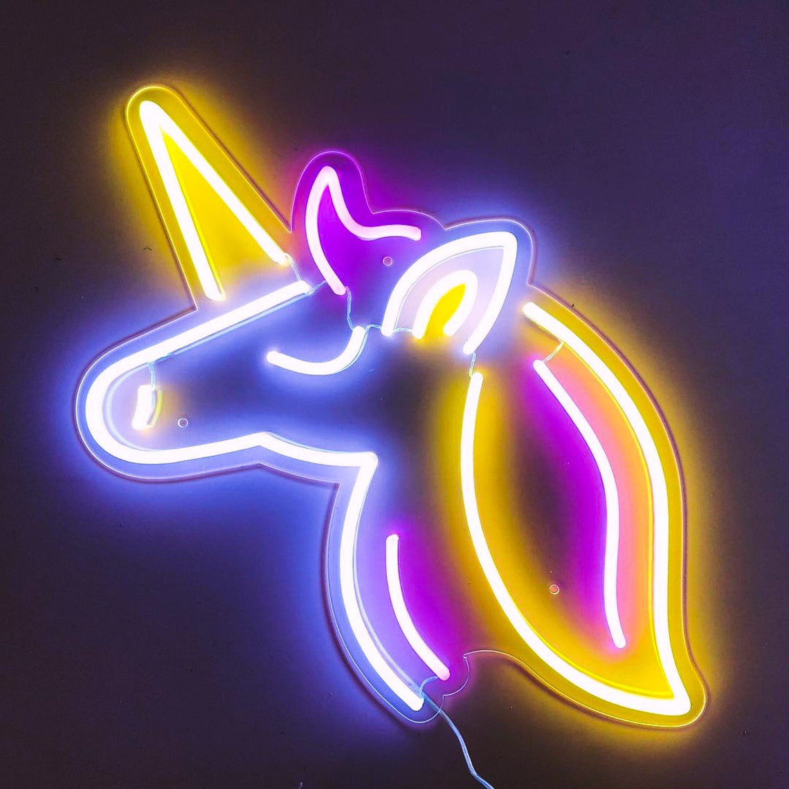 Neon sign bedroom Unicorn Neon for kids Bedroom Etsy