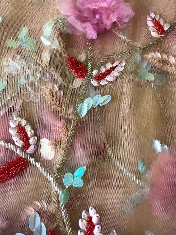 Superbe à Coutute coloré à Superbe la main en Tulle tissu--vendu par yard 9ff59e Superbe à Coutute coloré à Superbe la main en Tulle tissu--vendu par yard 9ff59e