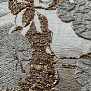 Exquisitely Beautiful Designer Haute Couture Brocade Fabric -- Sold per yard