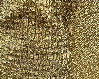 European Gold Embossed Jacquard Designer Luxury Fabric - - Sold per yard