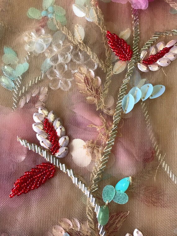 Superbe à Coutute coloré à Superbe la main en Tulle tissu--vendu par yard 9ff59e Superbe à Coutute coloré à Superbe la main en Tulle tissu--vendu par yard 9ff59e
