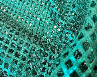 Exquisite European Emerald Green Fabric — Sold Per Yard