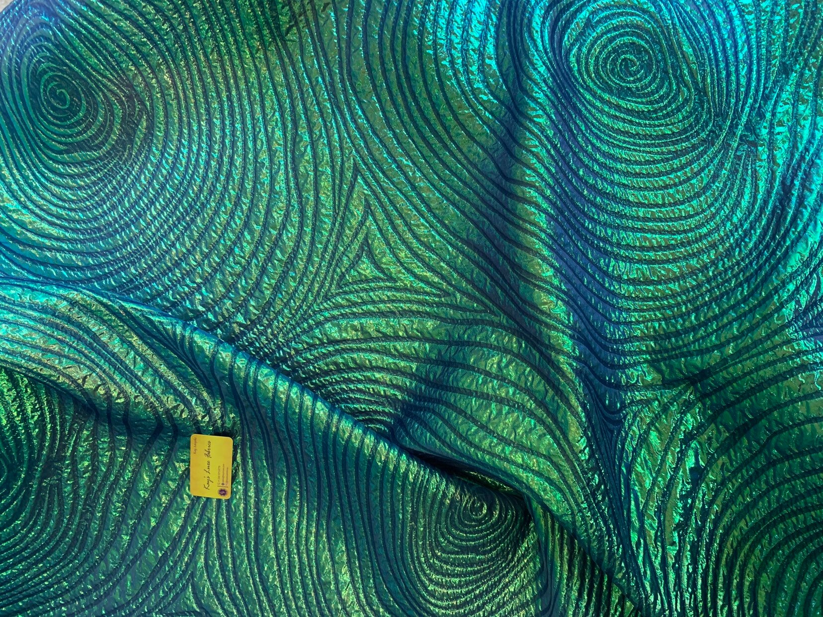 Super Stunning Designer Exclusive Luxury Green Brocade Fabric | Etsy