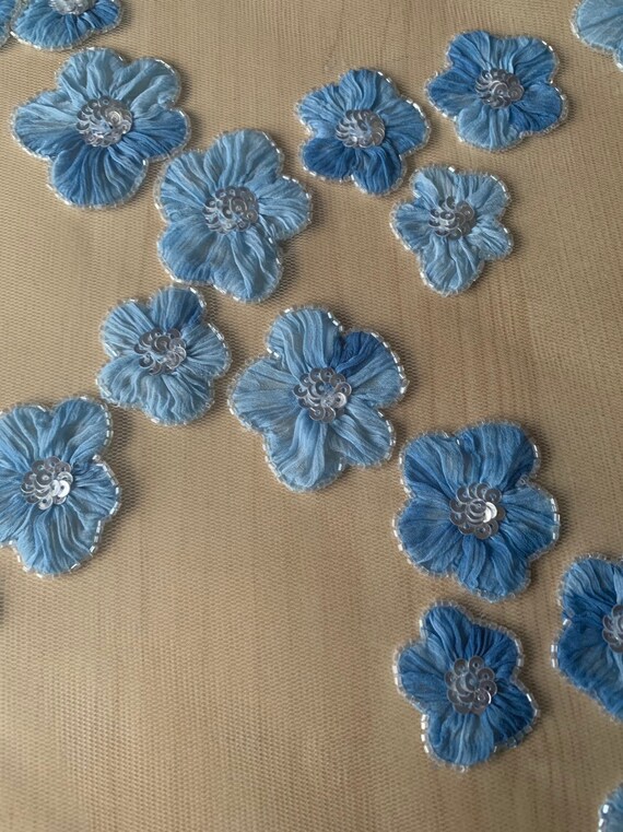 Superbe exclusif fait à la main en perles et et et paillettes pétales de Tulle tissu--4 mètres 9f6eec Superbe exclusif fait à la main en perles et et et paillettes pétales de Tulle tissu--4 mètres 9f6eec