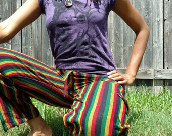 Rasta hippie pants