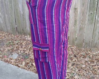 Purple Pink Hand Crafted Breathable Chef Pants