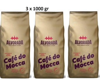 Alvorada Cafe Do Mocca Whole Bean  3 x 1000gr