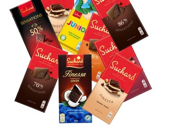 Caja Regalo Mezcla de Chocolate Suchard Sensaciones 150 gr x 8