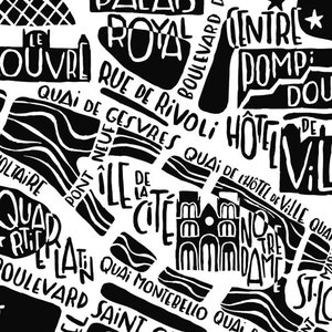 PARIS-Poster, Reiseposter, Wandkunst, Urlaubs-Souvenir, hergestellt in Frankreich