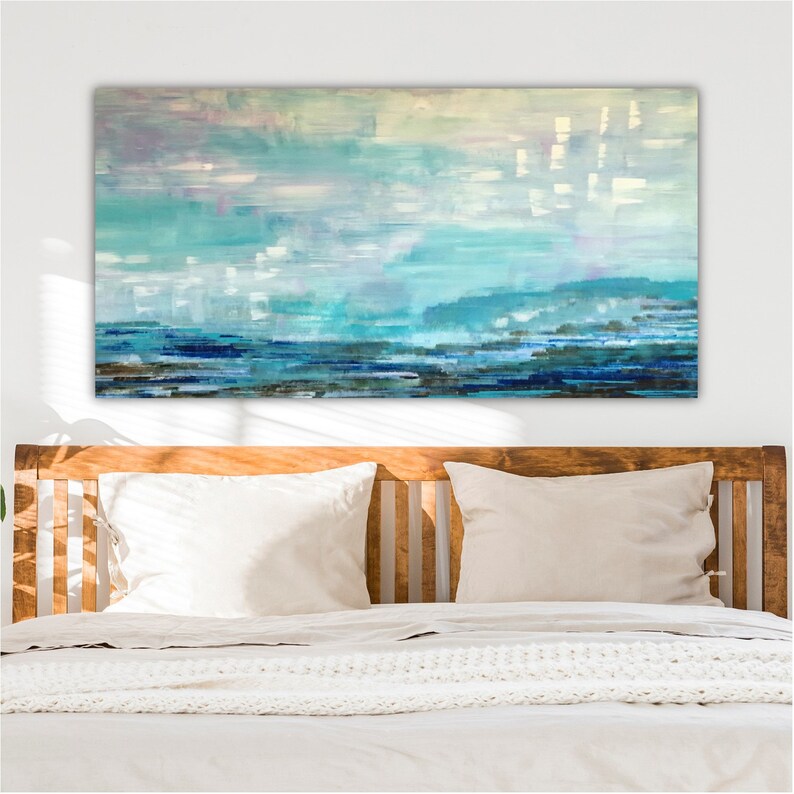 Large Wall Art 40x60 20x60 Master Bedroom Wall Decor Over Bed Etsy