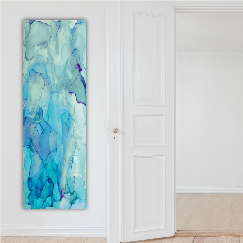 Watercolor Print Canvas Abstract Watercolor Wall Art Original On Canvas Watercolor Painting Water Color Large Canvas Wall Art Modern Prints Art & Collectibles Sibawor.id
