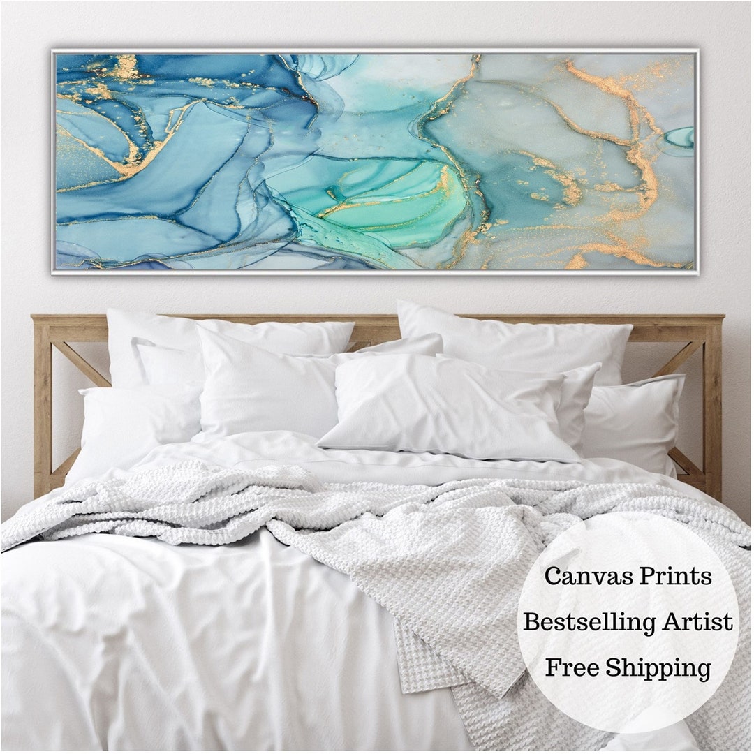 Master Bedroom Wall Decor Over the Bed Abstract Wall Decor - Etsy