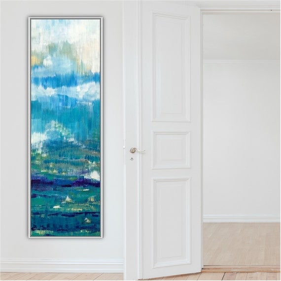 Vertical Wall Decor Blue And White Tall Art Österreich - Long Narrow Wall Art Vertical Vertical Wall Decor Blue And White Tall Art Österreich - Long Narrow Wall Art Vertical