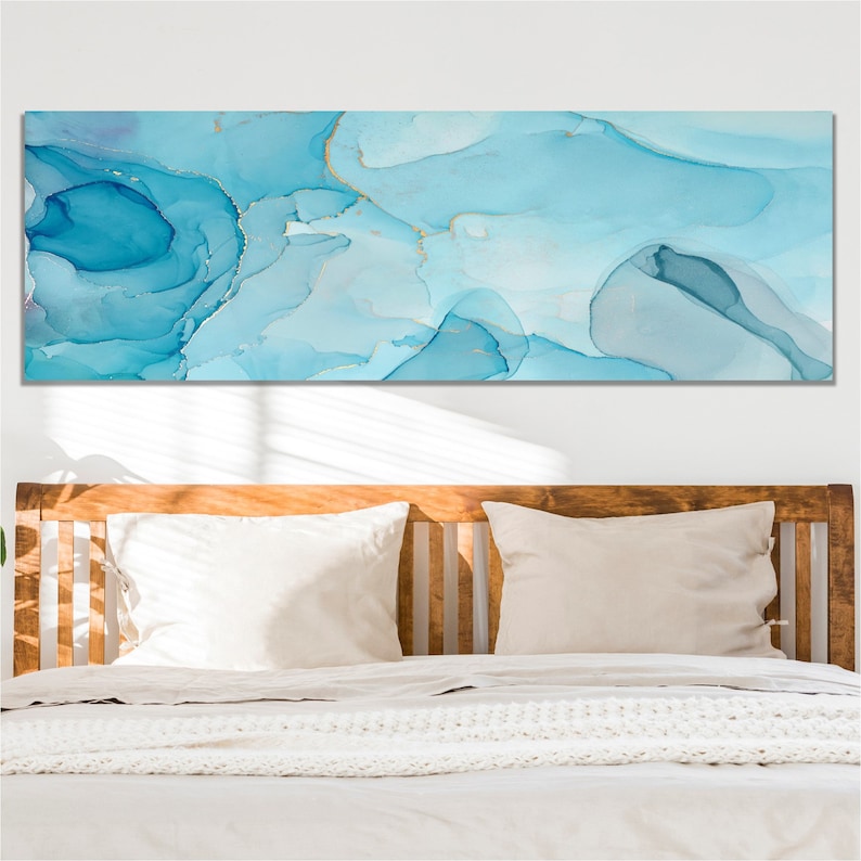 Abstract Art for Bedroom Wall Decor Over the Bed Bedroom Wall Etsy