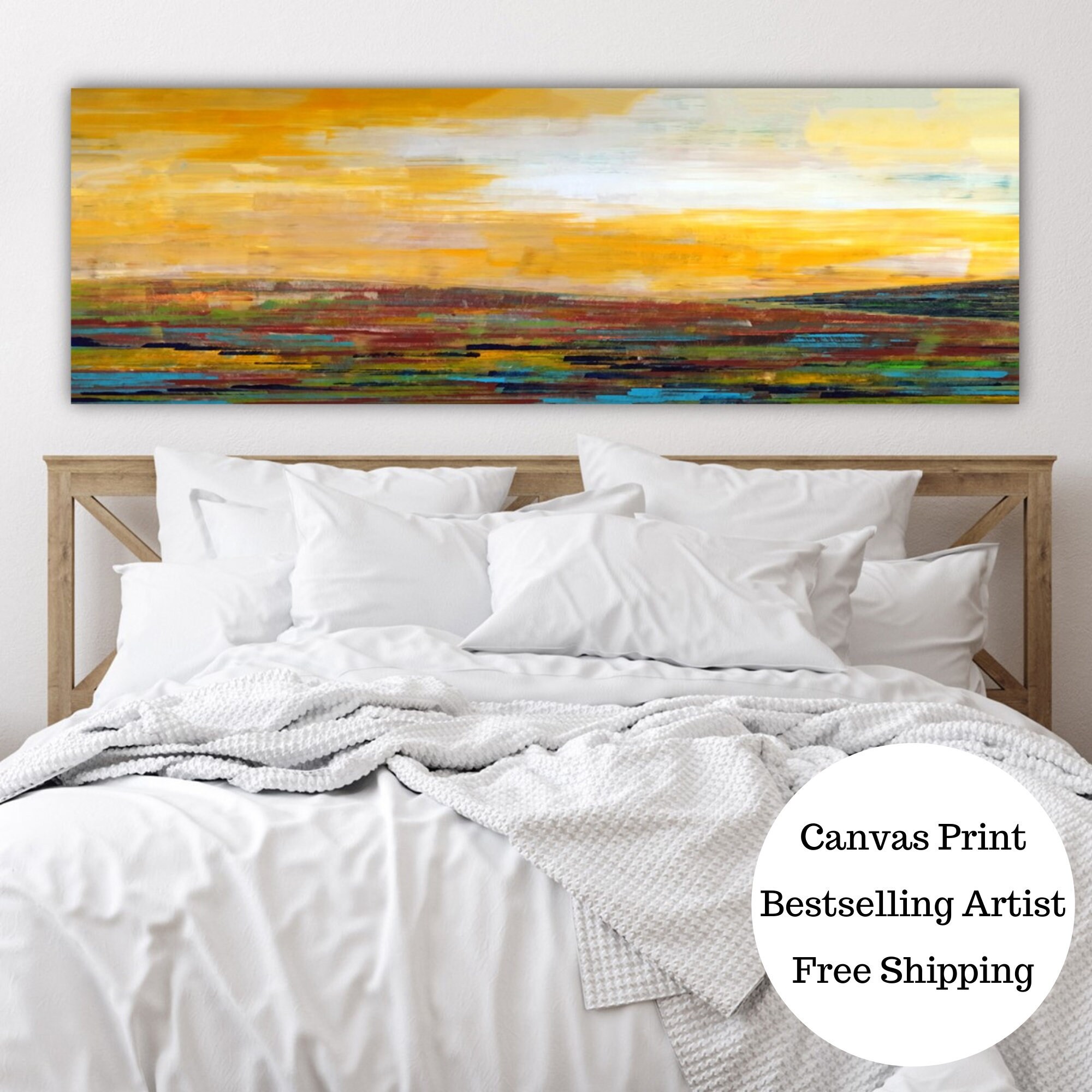 Southwestern Wall Art Canvas Art Southwest Sunset Southwestern Etsy