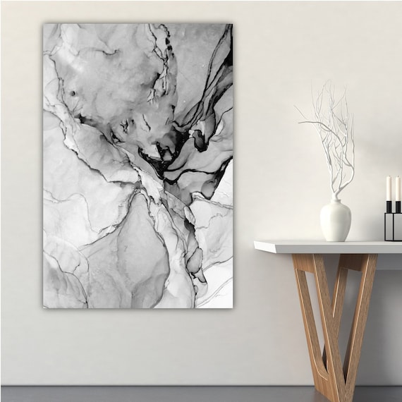 Black and White Vertical Wall Art Print 30x60 40x60 20x60 Etsy