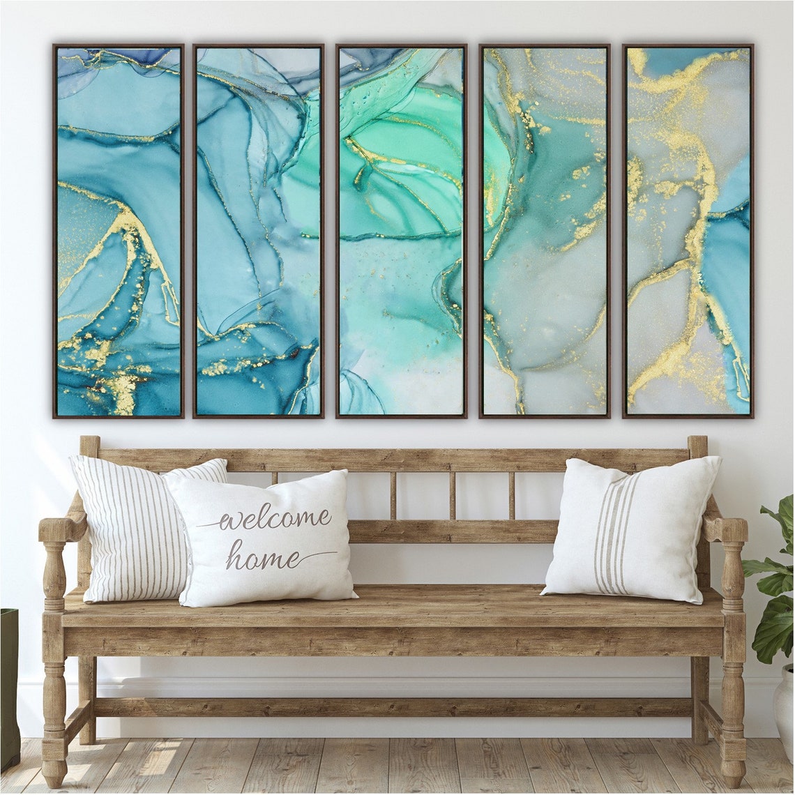 Framed Wall Art Set Extra Large Canvas Art Wood Framed Wall Etsy