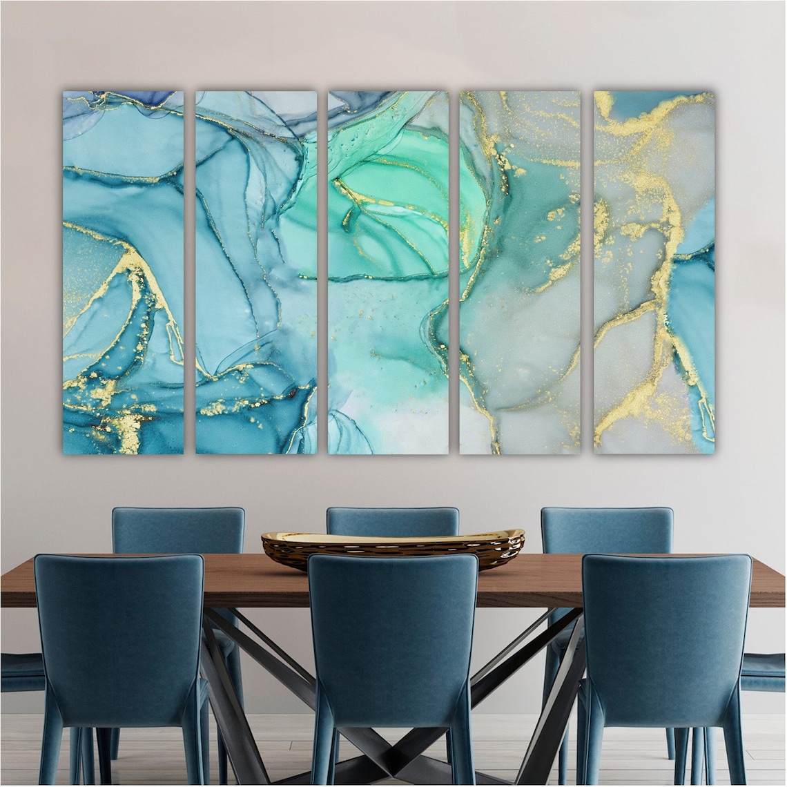 Framed Wall Art Set Extra Large Canvas Art Wood Framed Wall Etsy