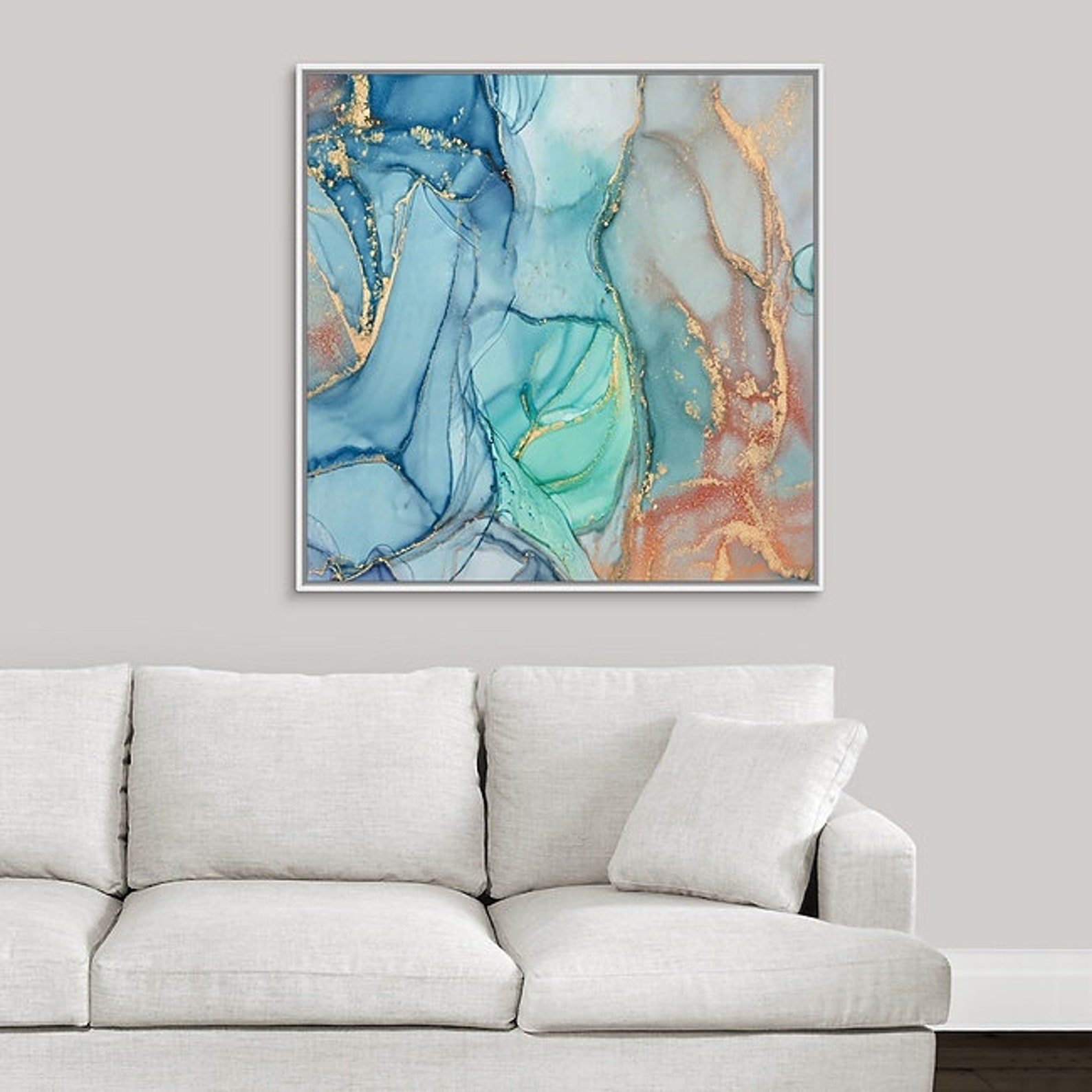 Large Vertical Wall Art Abstract CANVAS PRINT Vertical Wall | Etsy