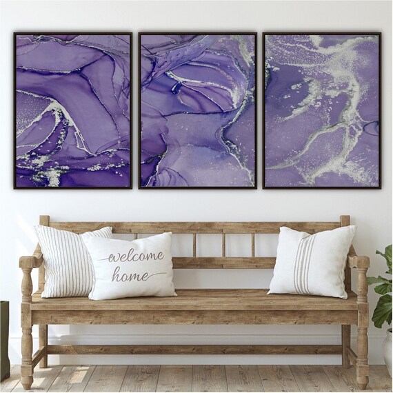 Purple And Silver Home Decor Home Decorating Ideas