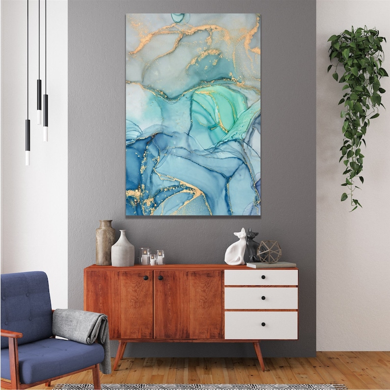 Tall Vertical Wall Art Tall Wall Decor Vertical Painting Etsy