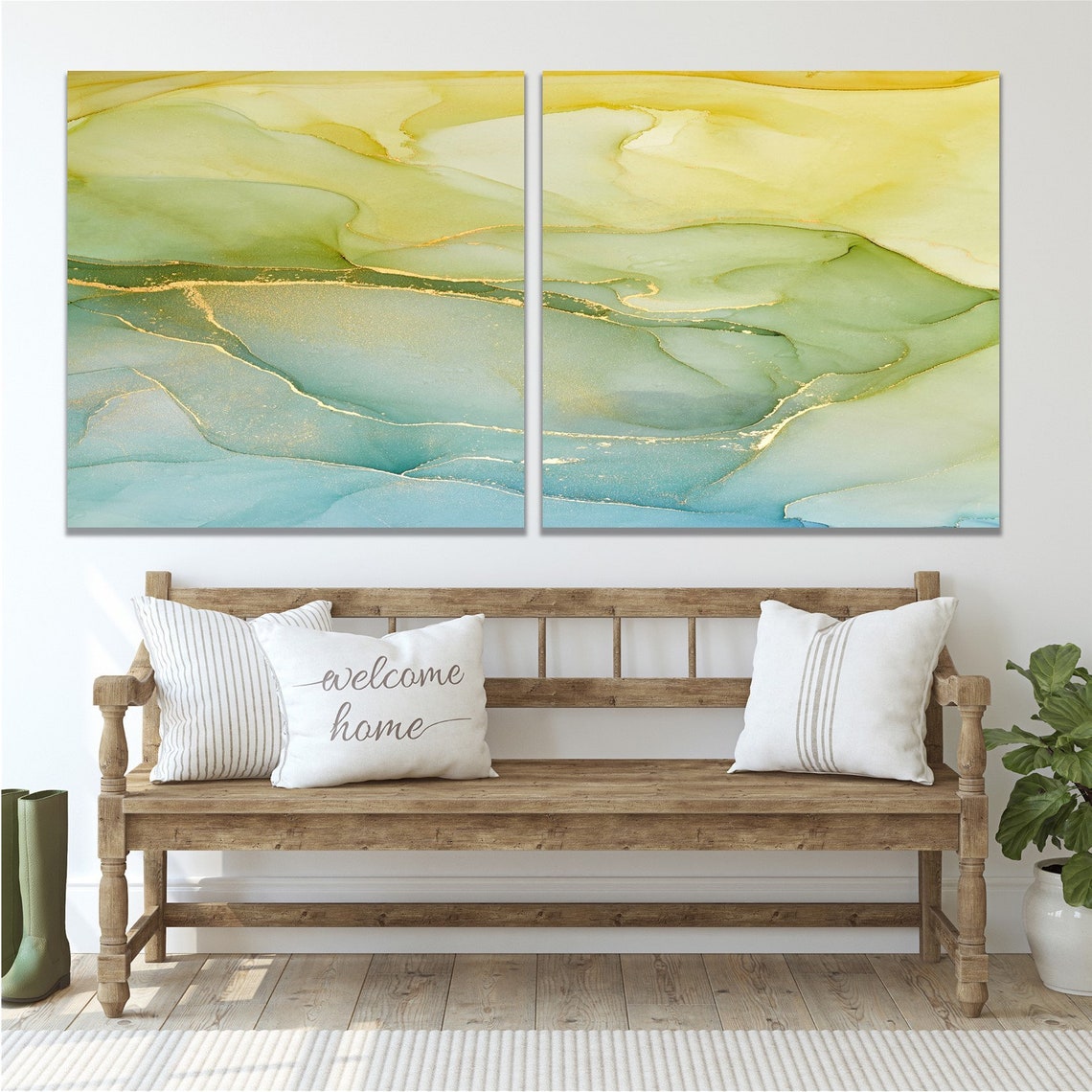 Vertical Wall Art Set Framed Vertical Wall Decor for Entryway Etsy