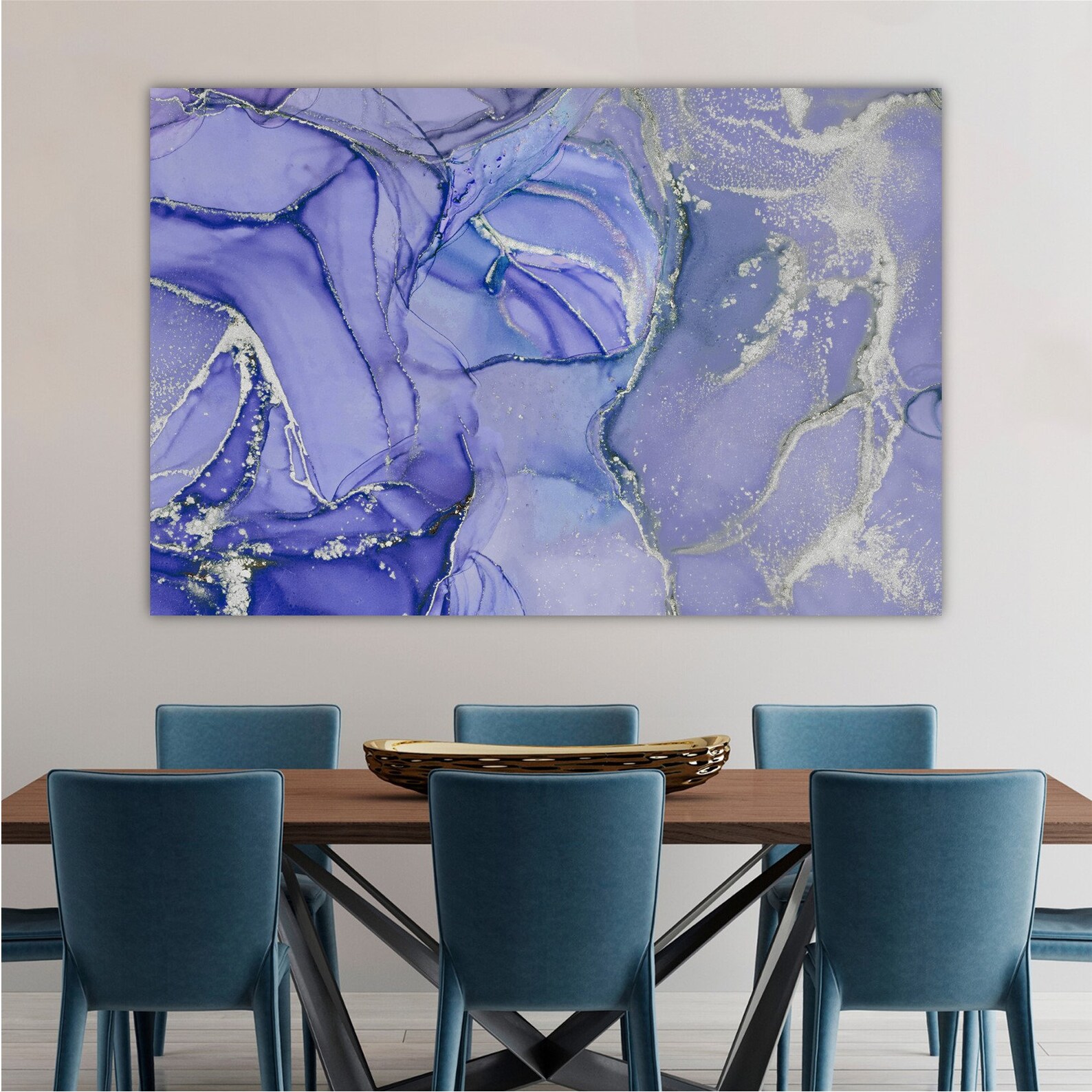 Light Purple Wall Art Light Purple and Grey Wall Art Purple Etsy