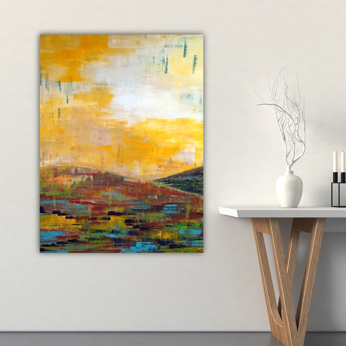 Southwestern Wall Art Canvas Art Southwest Sunset Southwestern Etsy