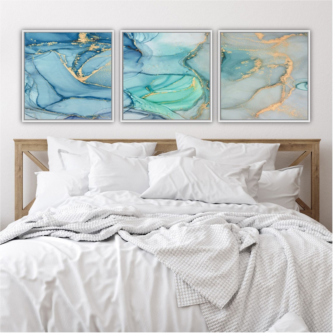 Large Three Panel Wall Art Vertical Set of 3 Triptych Canvas Etsy