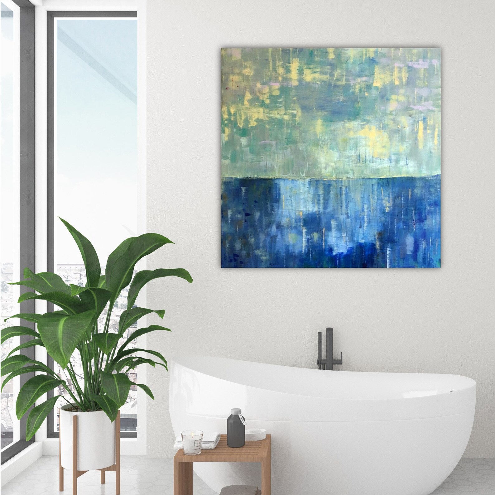 Large Seascape Painting Beach Wall Art Ocean Art Ocean Etsy