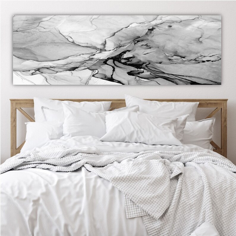 Black and White Vertical Wall Art Print 30x60 40x60 20x60 Etsy