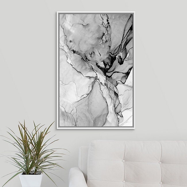 Black and White Vertical Wall Art Print 30x60 40x60 20x60 | Etsy