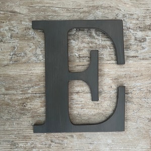 Rustic Gray Letters, Wall Decor, Distressed Initial Letters, Farmhouse Decor, A,B,C,D,E,F,G,H,I,J,K,L,M,N,O,P,Q,R,S,T,U,V,W,X,Y,&,Z, Grey image 9