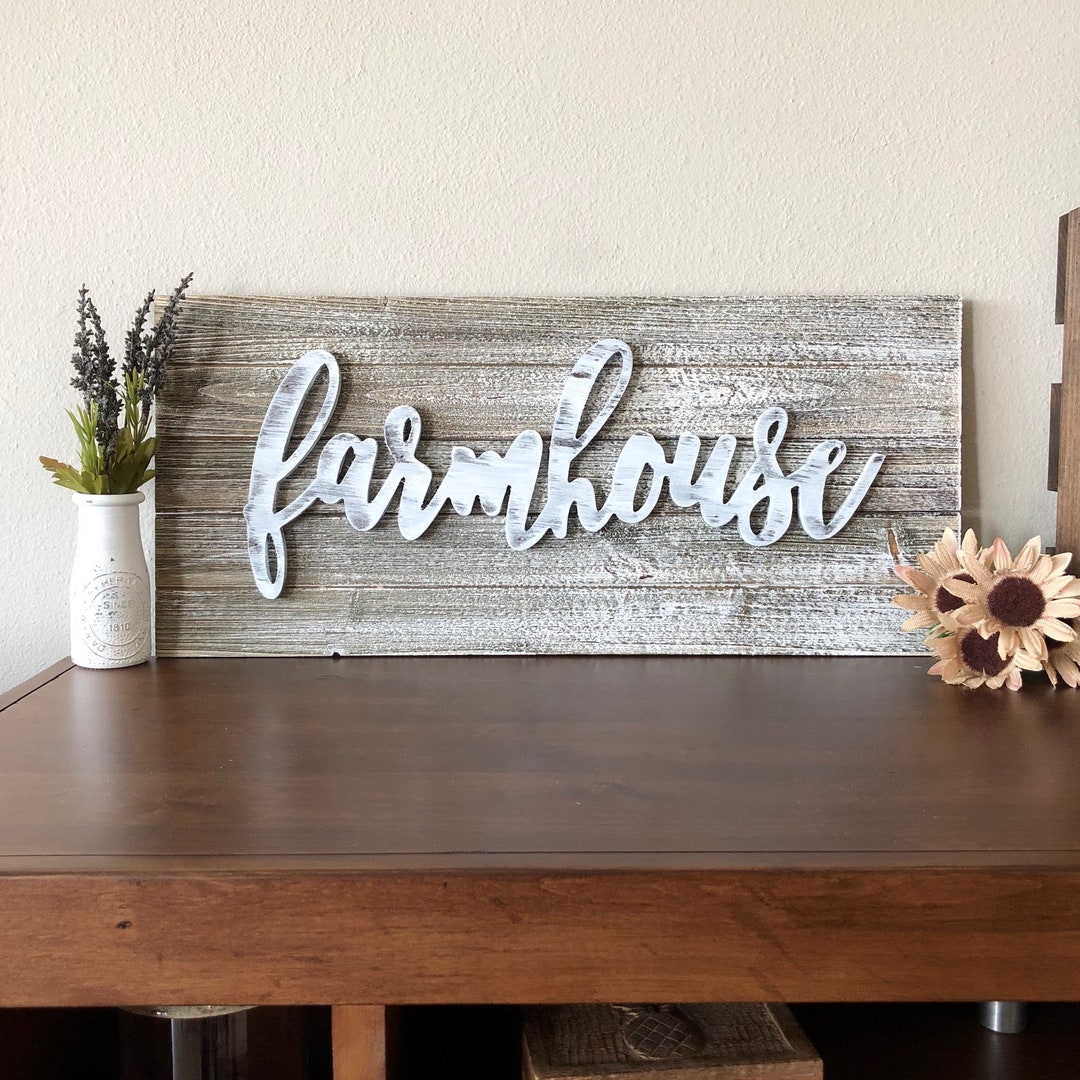 Rustic Packages Sign FARMHOUSE, Large Rustic Pallet Sign, Farmhouse Decor, Wall Decor ...