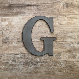 Rustic Gray Letters, Wall Decor, Distressed Initial Letters, Farmhouse Decor, A,B,C,D,E,F,G,H,I,J,K,L,M,N,O,P,Q,R,S,T,U,V,W,X,Y,&,Z, Grey image 6