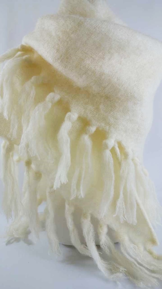 Luxurious St Albans Pure MOHAIR Shawl Poncho Wrap Sca Gem