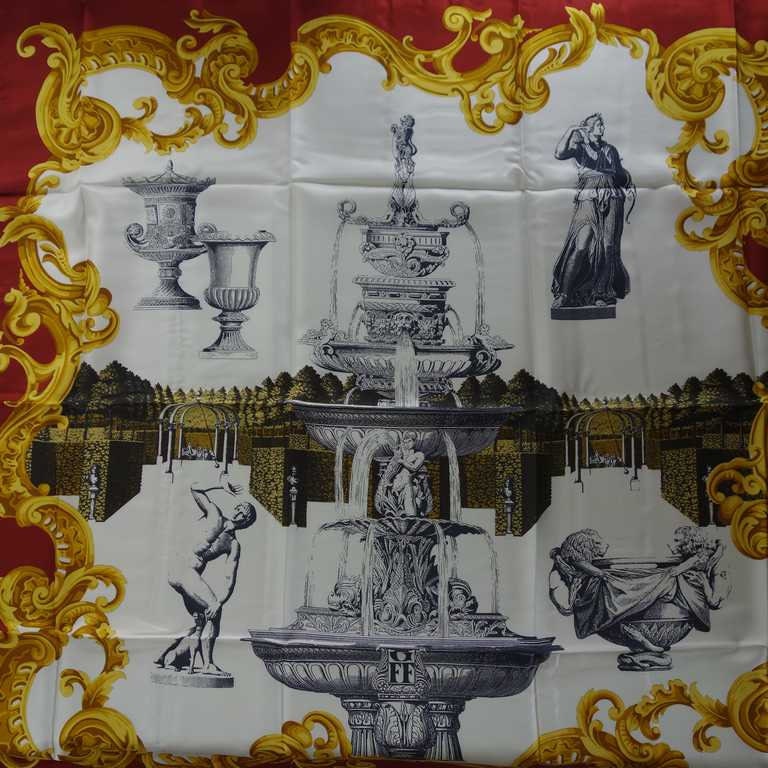 Gianfranco Ferre Silk Scarf - Etsy