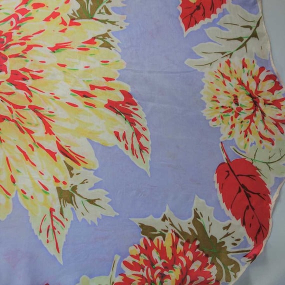 Rare Vintage Baar & Beards Silk Scarf 35" Hand Ro… - image 1