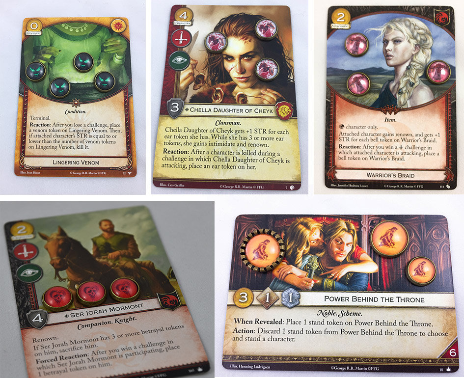 Buy Game of Thrones LCG the Card Game 2nd Edition Token Sets