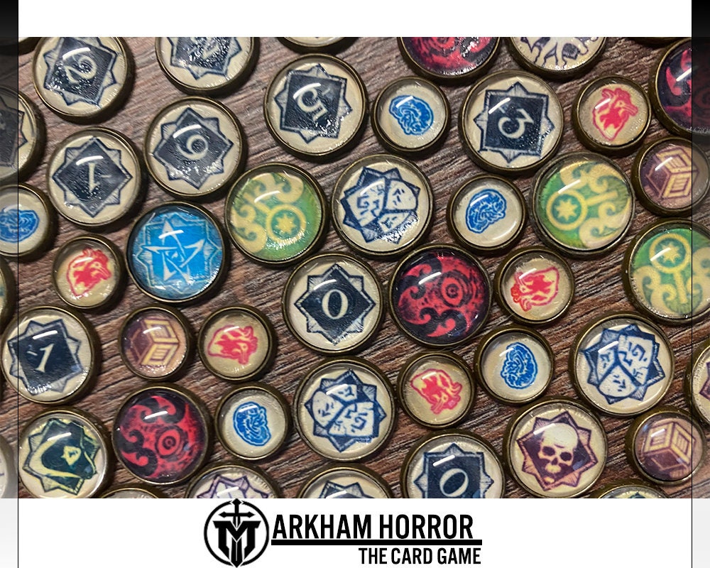 arkham horror the card game tokens ARKHAM HORROR the Cardgame Token (unofficial Product)